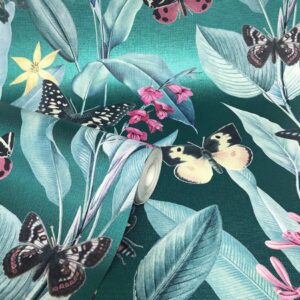 Platina Tropique Metallic Silver Hummingbird Wallpaper by Rasch 276595 