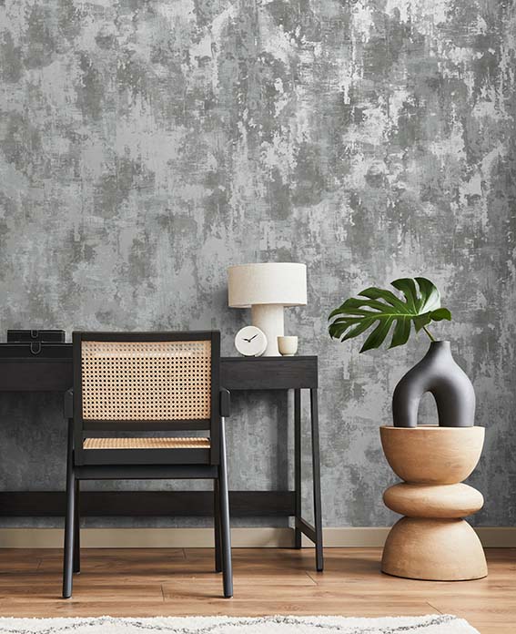 Fine Decor Sierra Texture Grey FD43063 | Wallpaper Central